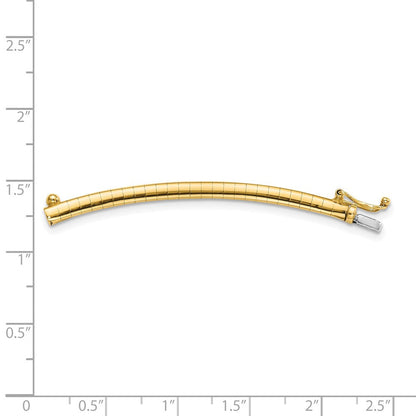 10K Gelbgold 3mm Omega Verlängerung For Halskette