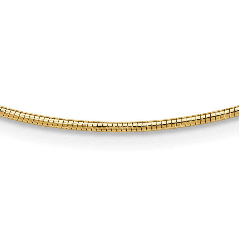10K Gelbgold 1.4mm Rund Omega