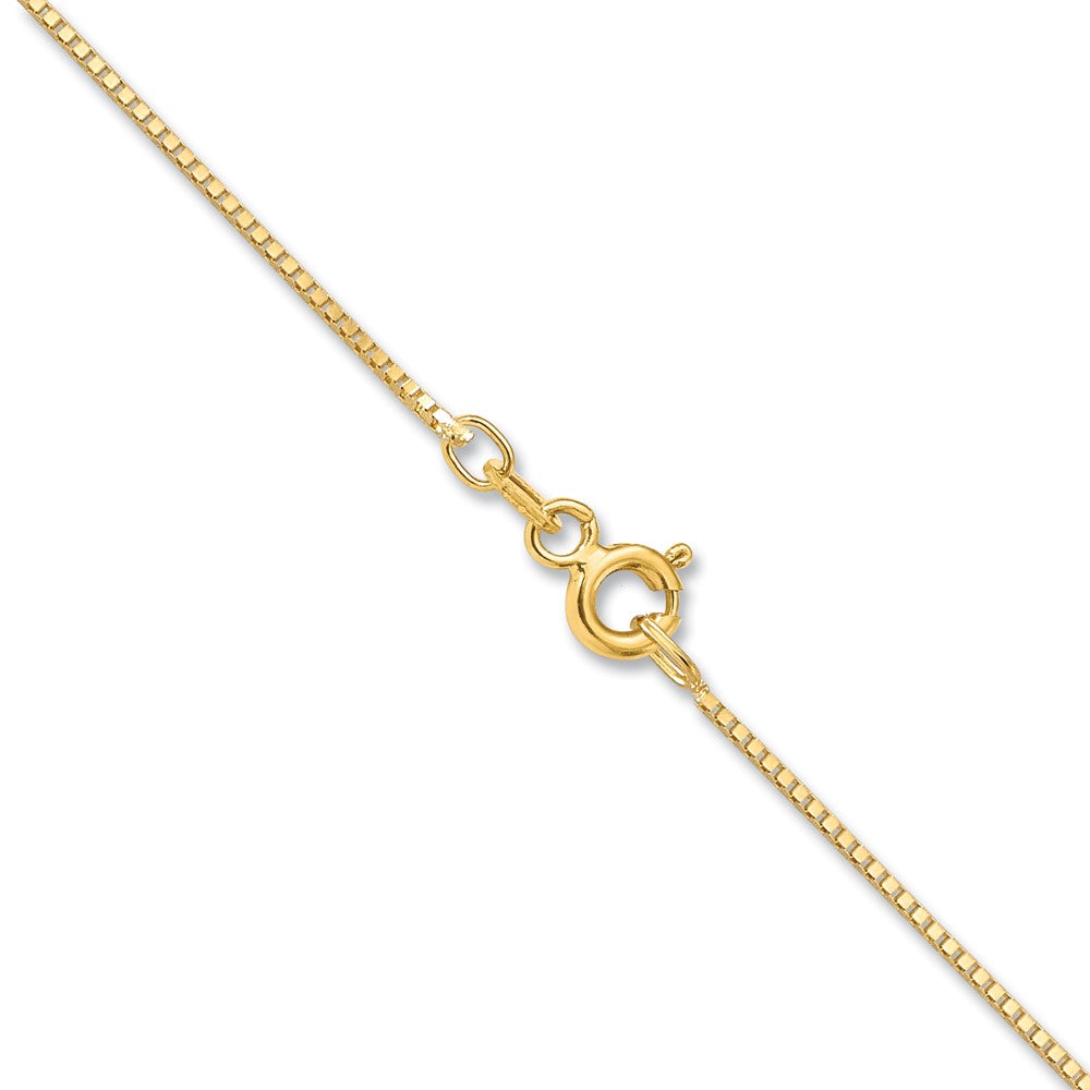 10K Gelbgold.7mm Venezianer Halskette