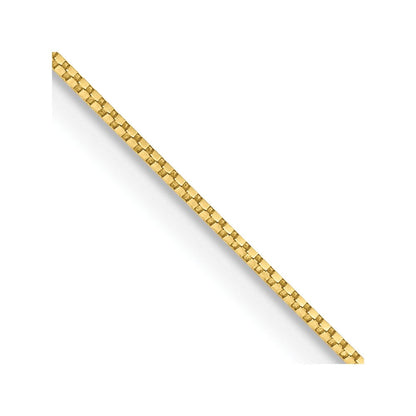 10K Gelbgold.7mm Venezianer Halskette