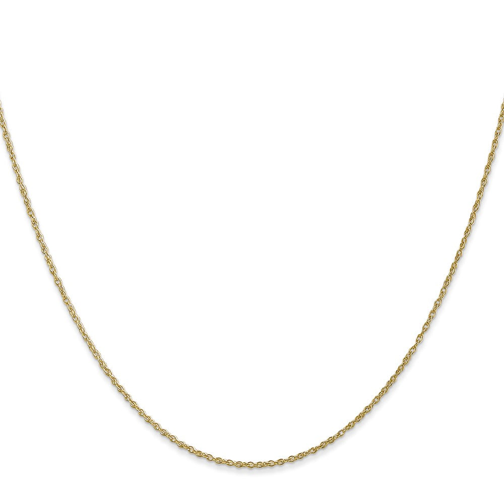 10K Gelbgold.8mm Leicht-baby Kordel Kette Kinder Halskette