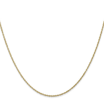 10K Gelbgold.8mm Leicht-baby Kordel Kette Kinder Halskette