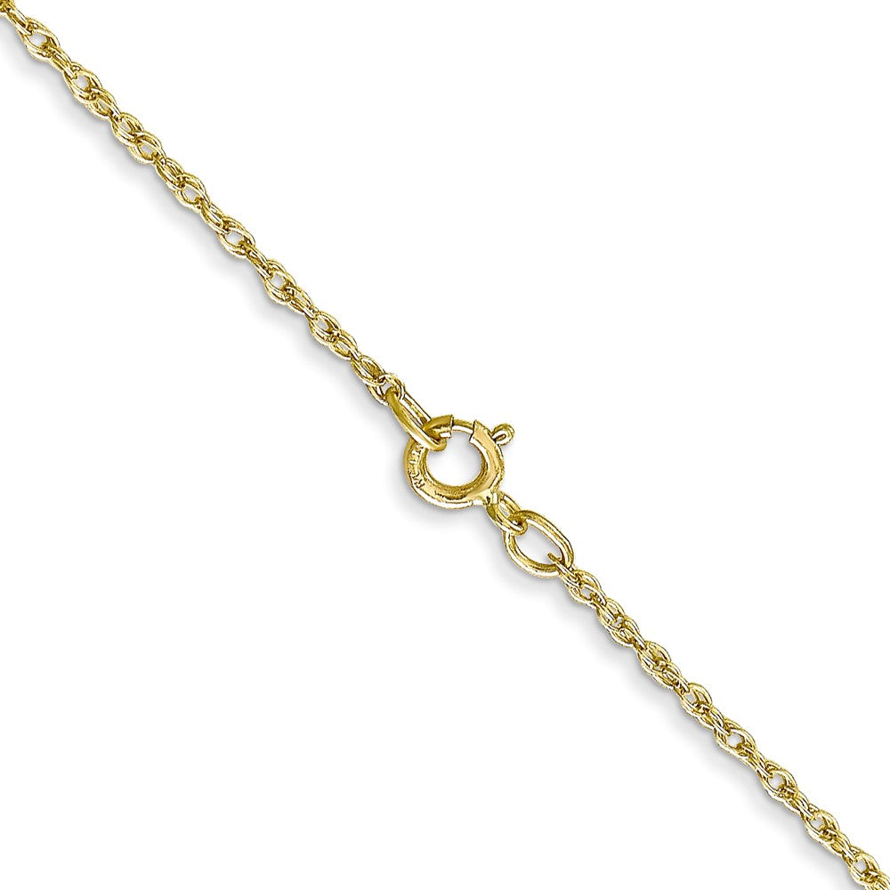 10K Gelbgold.8mm Leicht-baby Kordel Kette Kinder Halskette