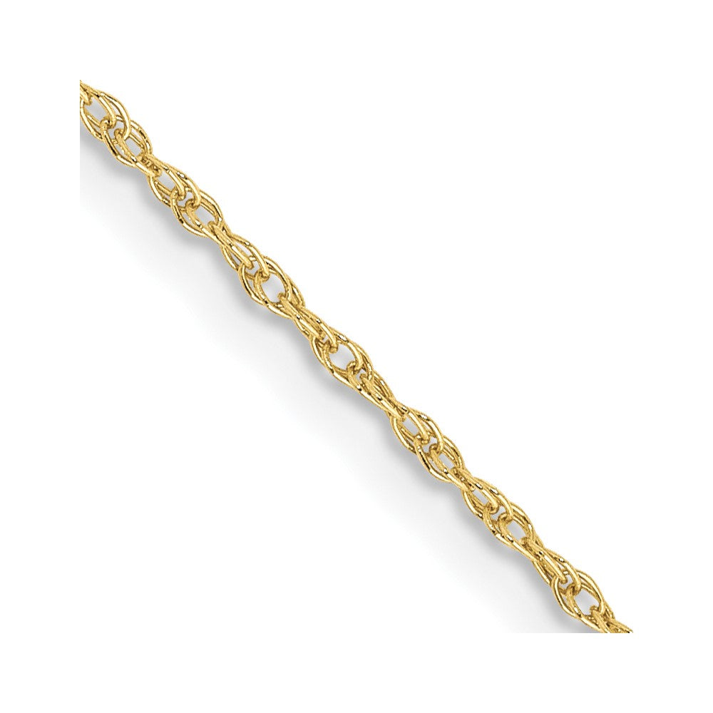 10K Gelbgold.8mm Leicht-baby Kordel Kette Kinder Halskette
