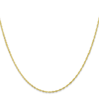 10K Gelbgold 1.1mm Singapurkette Kette Kinder Halskette