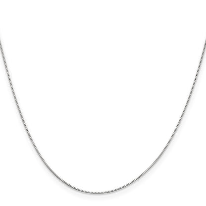 10K Weißgold.5mm Venezianer Halskette