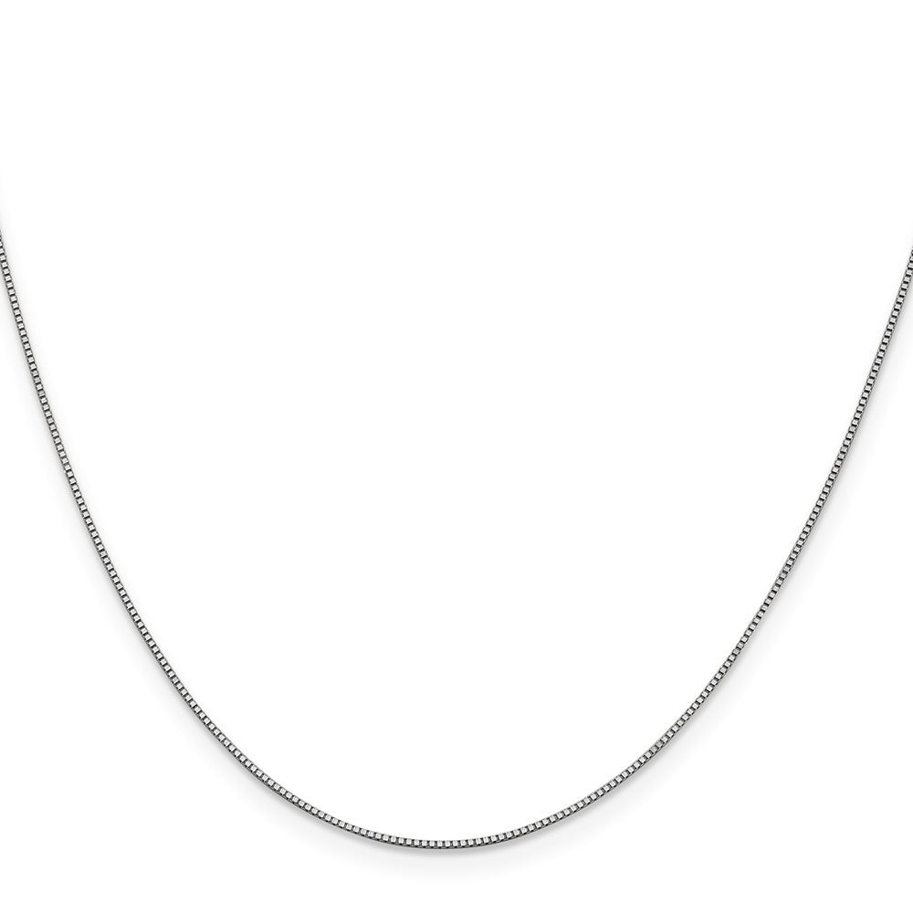 10K Weißgold.7mm Venezianer Halskette