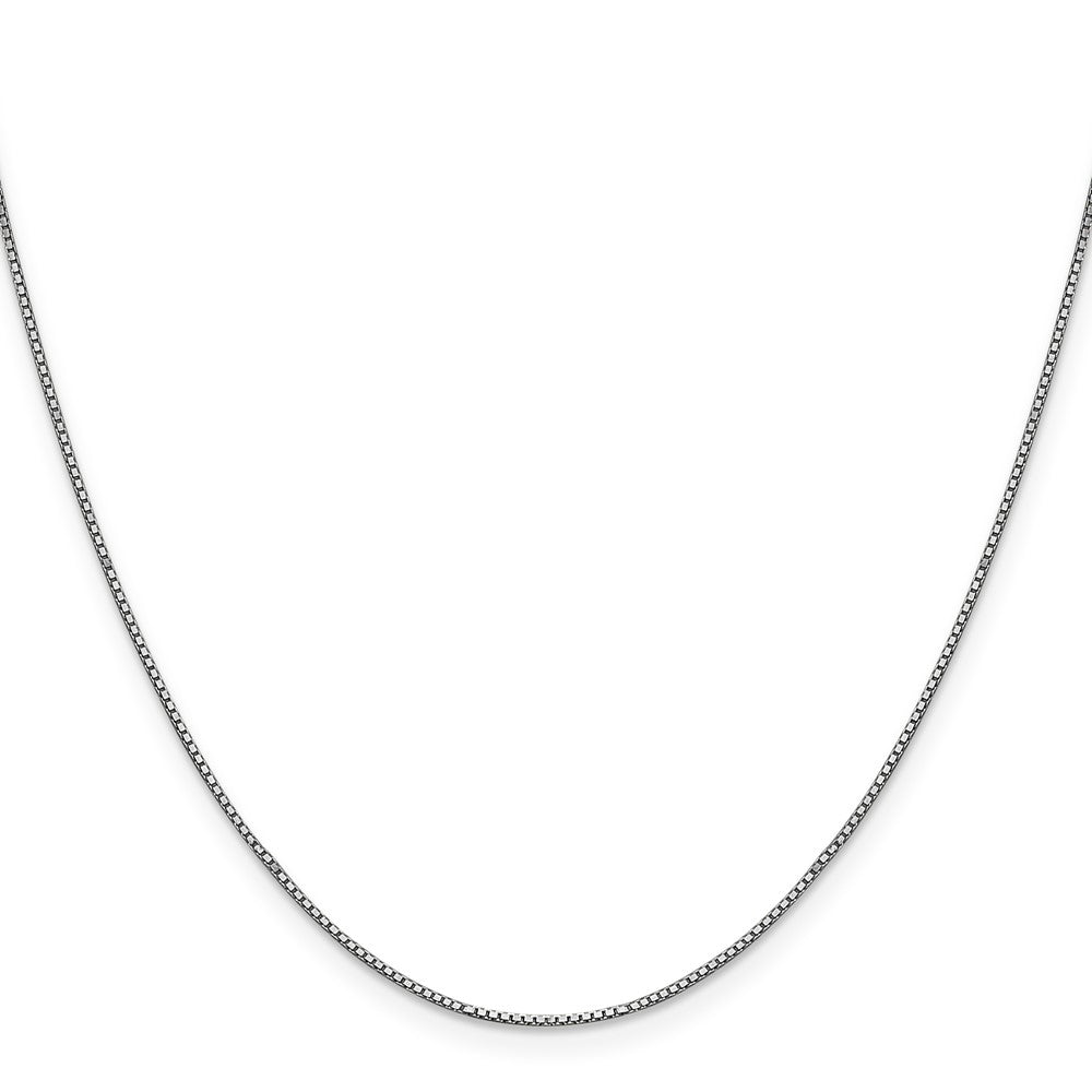 10K Weißgold.9mm Venezianer Halskette