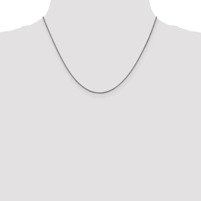 10K Weißgold Wg 1.05mm Venezianer Halskette