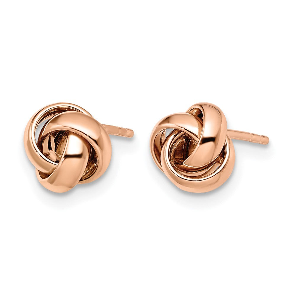 10K Roségold Poliert Ohrstecker