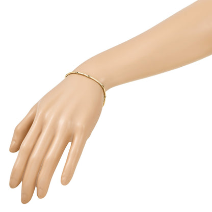 10K Gelbgold Poliert Fantasieglieder Armband