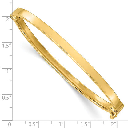 10K Gelbgold Poliert Klappbar Armreif Armband