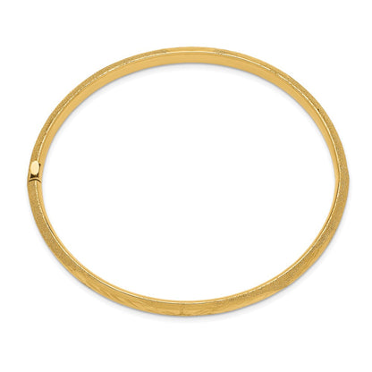 10K Gelbgold 4/16 Lasergeschnitten Klappbar Armreif Armband