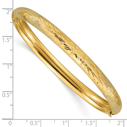 10K Gelbgold 4/16 Lasergeschnitten Klappbar Armreif Armband