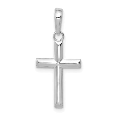 10K Weißgold 10K Klein Kreuz Anhänger