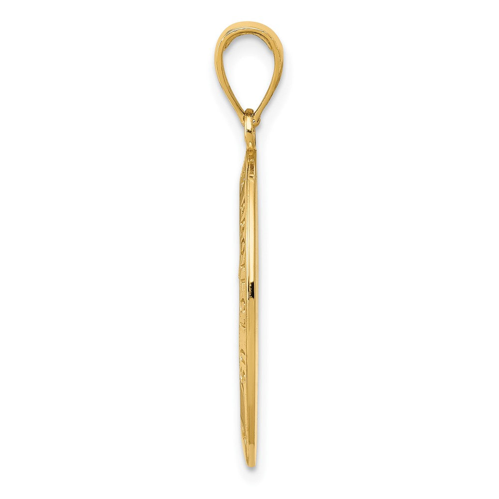 10K Gelbgold Saint Christopher Medaille Anhänger