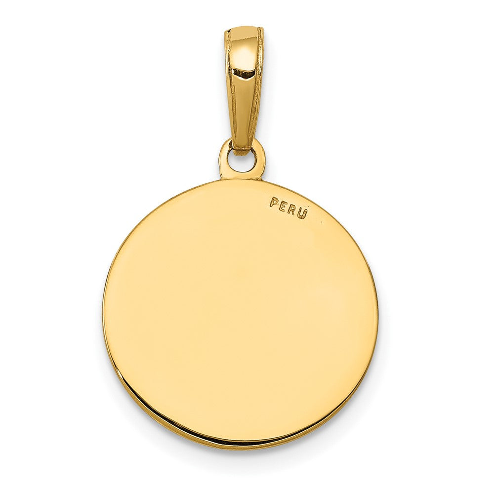 10K Gelbgold Saint Joseph Medaille Charm