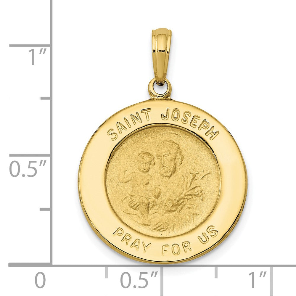 10K Gelbgold Saint Joseph Medaille Anhänger
