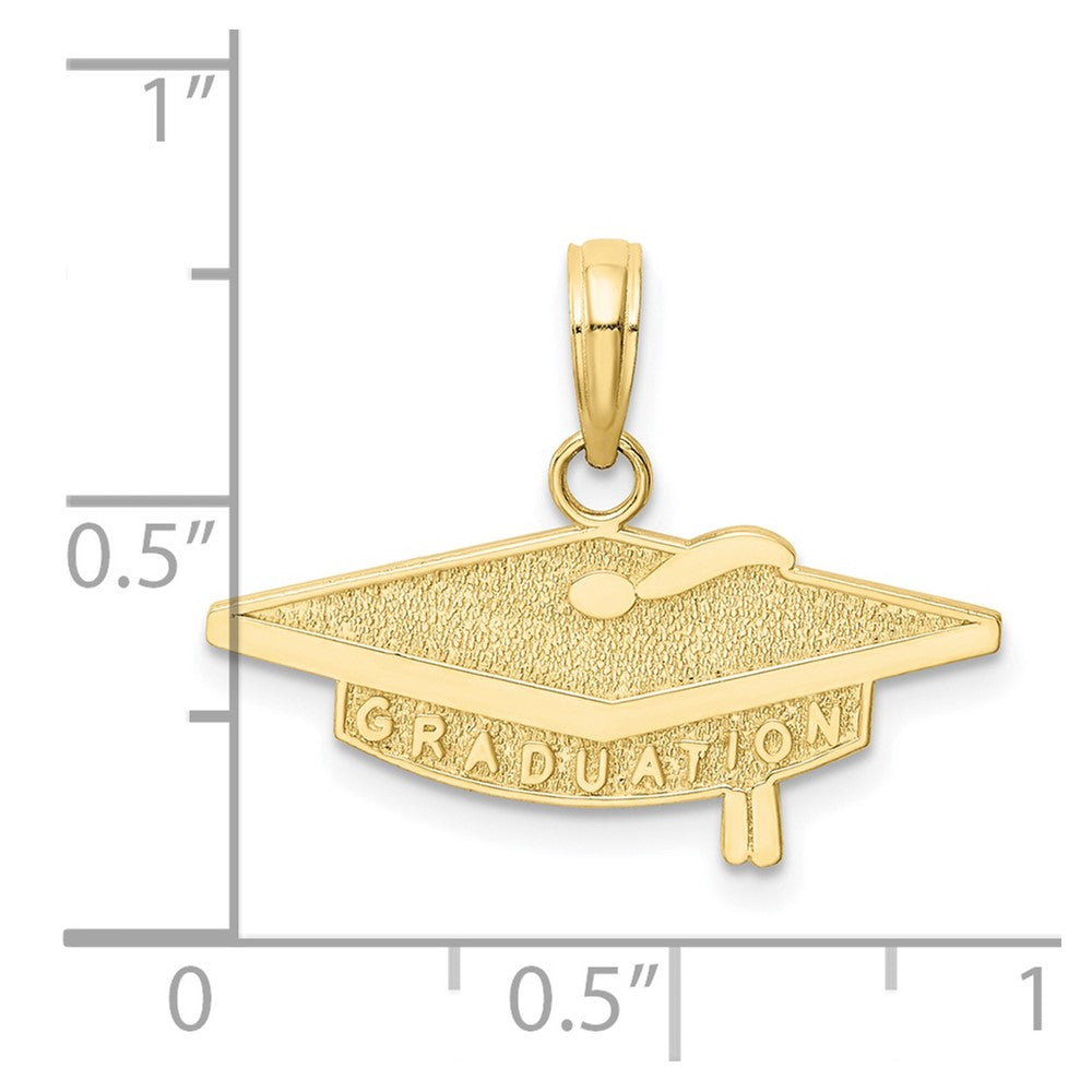 10K Gelbgold Abschluss Charm