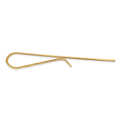 10K Gelbgold Herren Strukturiert Krawatten Stab