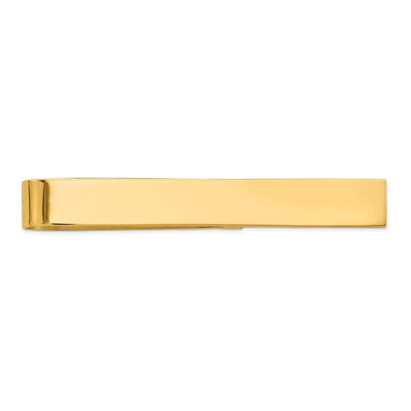 10K Gelbgold Herren Poliert Krawatten Stab