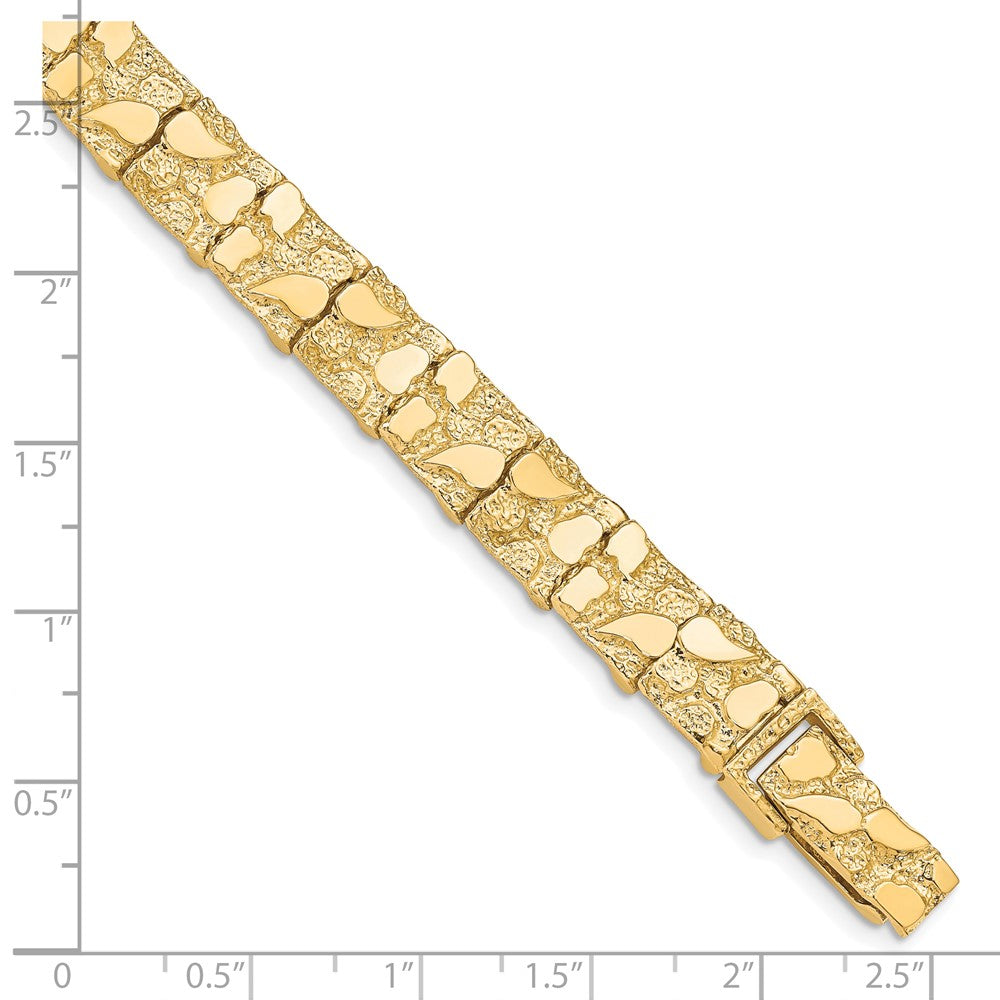 10K 10.0mm Nugget Armband