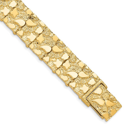 10K 15.0mm Nugget Armband