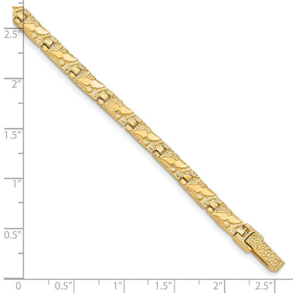 10K 6.0mm Nugget Armband