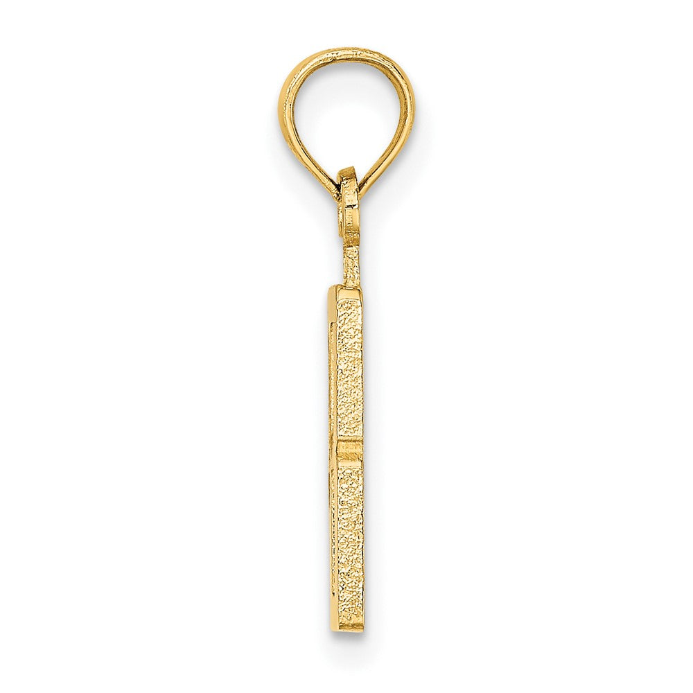 10K Gelbgold 10K Zahl 8 Block Charm