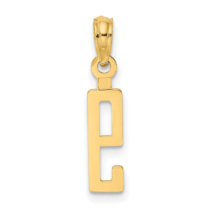 10K Gelbgold 10K Zahl 9 Block Charm