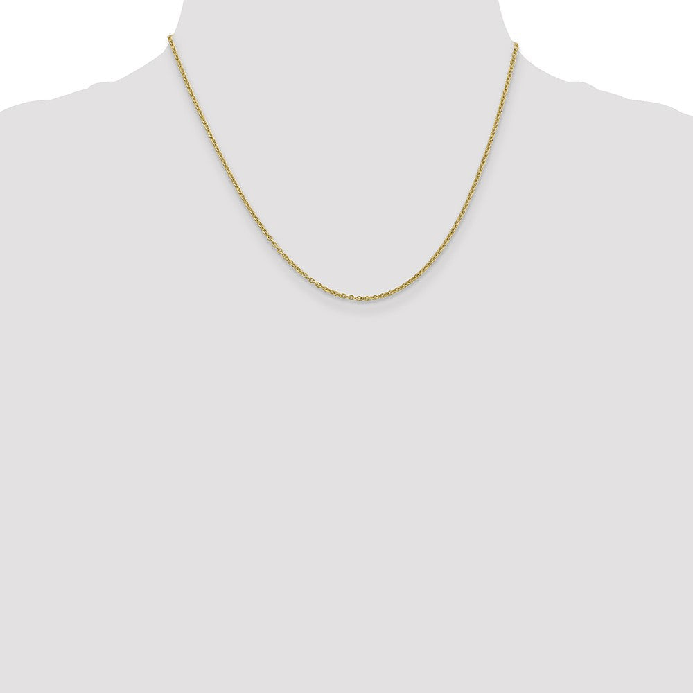 10K Gelbgold 1.8mm Forzantine Ankerkette Halskette