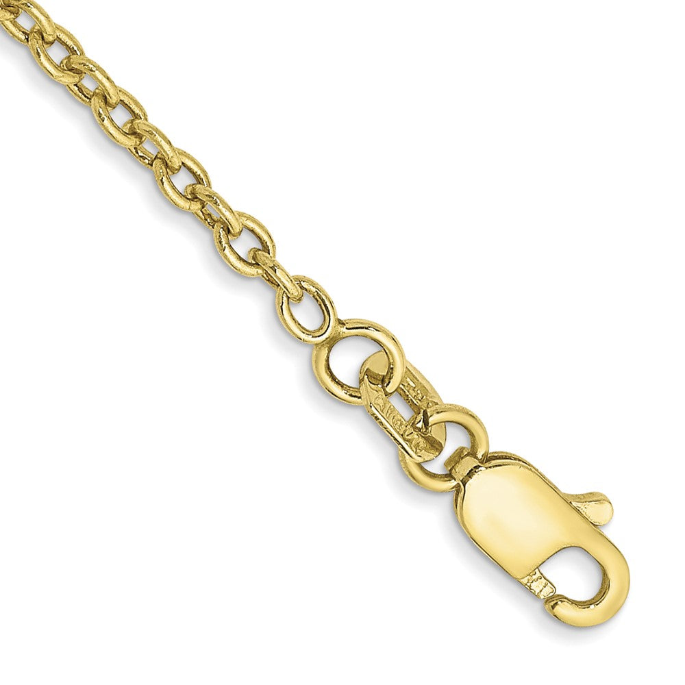 10K Gelbgold 1.8mm Forzantine Ankerkette Kette Fußkettchen