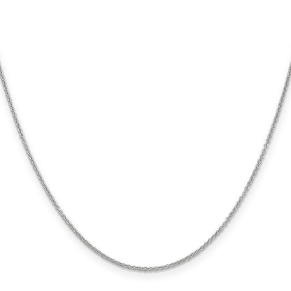10K Weißgold Wg 1.2mm Ankerkette Halskette