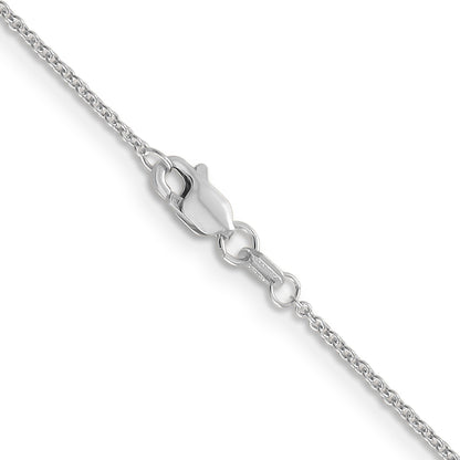 10K Weißgold Wg 1.2mm Ankerkette Halskette