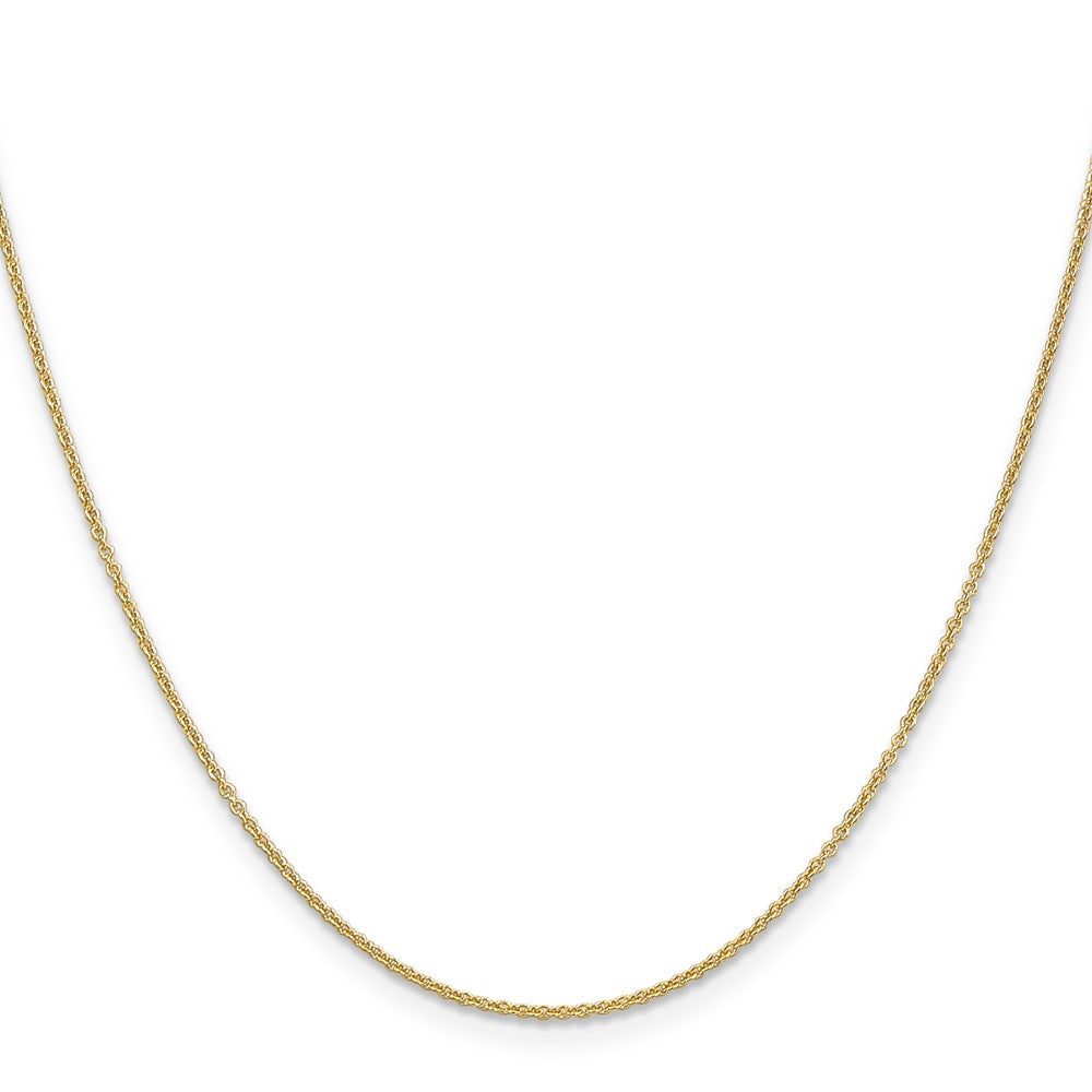 10K Gelbgold 1.2mm Ankerkette Halskette