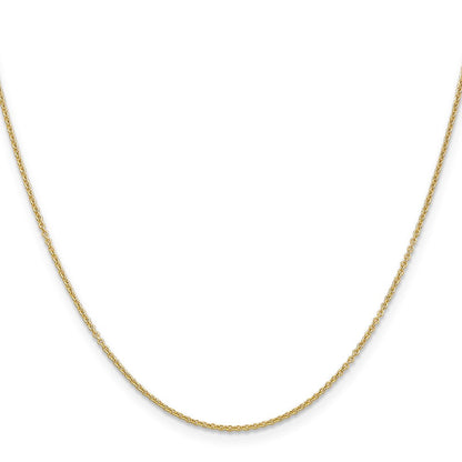 10K Gelbgold 1.2mm Ankerkette Halskette