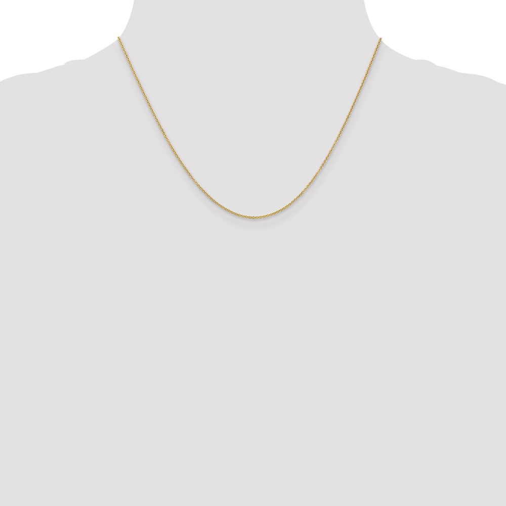 10K Gelbgold 1.2mm Ankerkette Halskette
