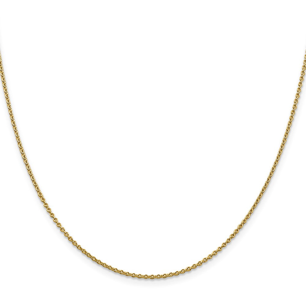 10K Gelbgold 1.4mm Forzantine Ankerkette Halskette