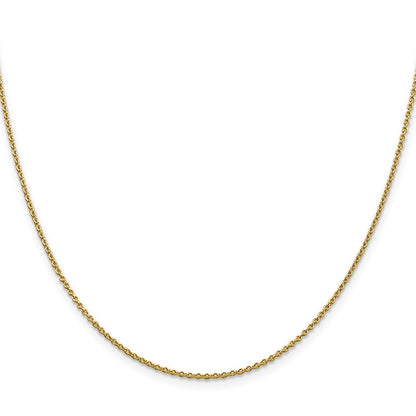 10K Gelbgold 1.4mm Forzantine Ankerkette Halskette