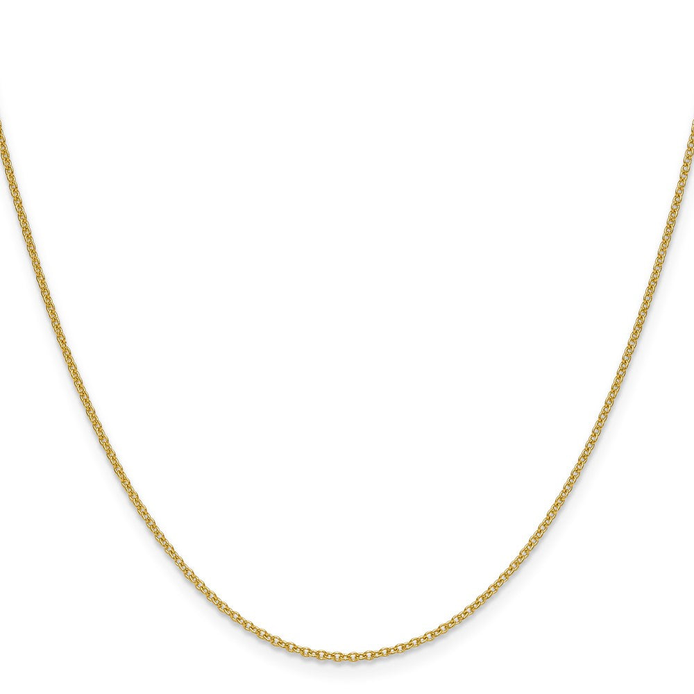 10K Gelbgold 1.5mm Ankerkette Halskette