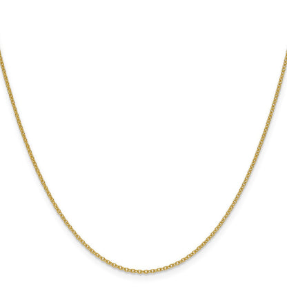 10K Gelbgold 1.5mm Ankerkette Halskette