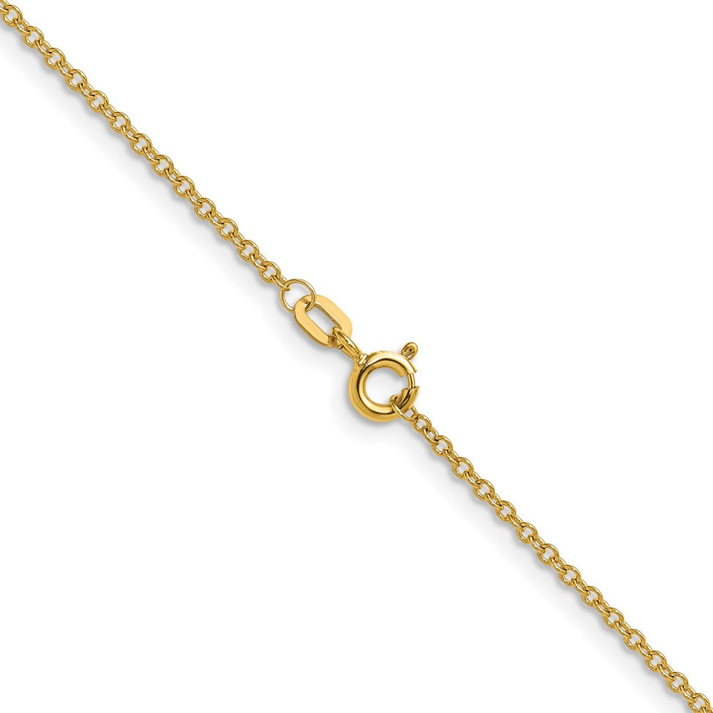10K Gelbgold 1.5mm Ankerkette Halskette