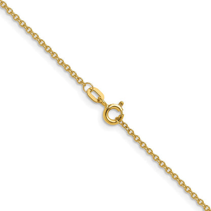 10K Gelbgold 1.5mm Ankerkette Halskette