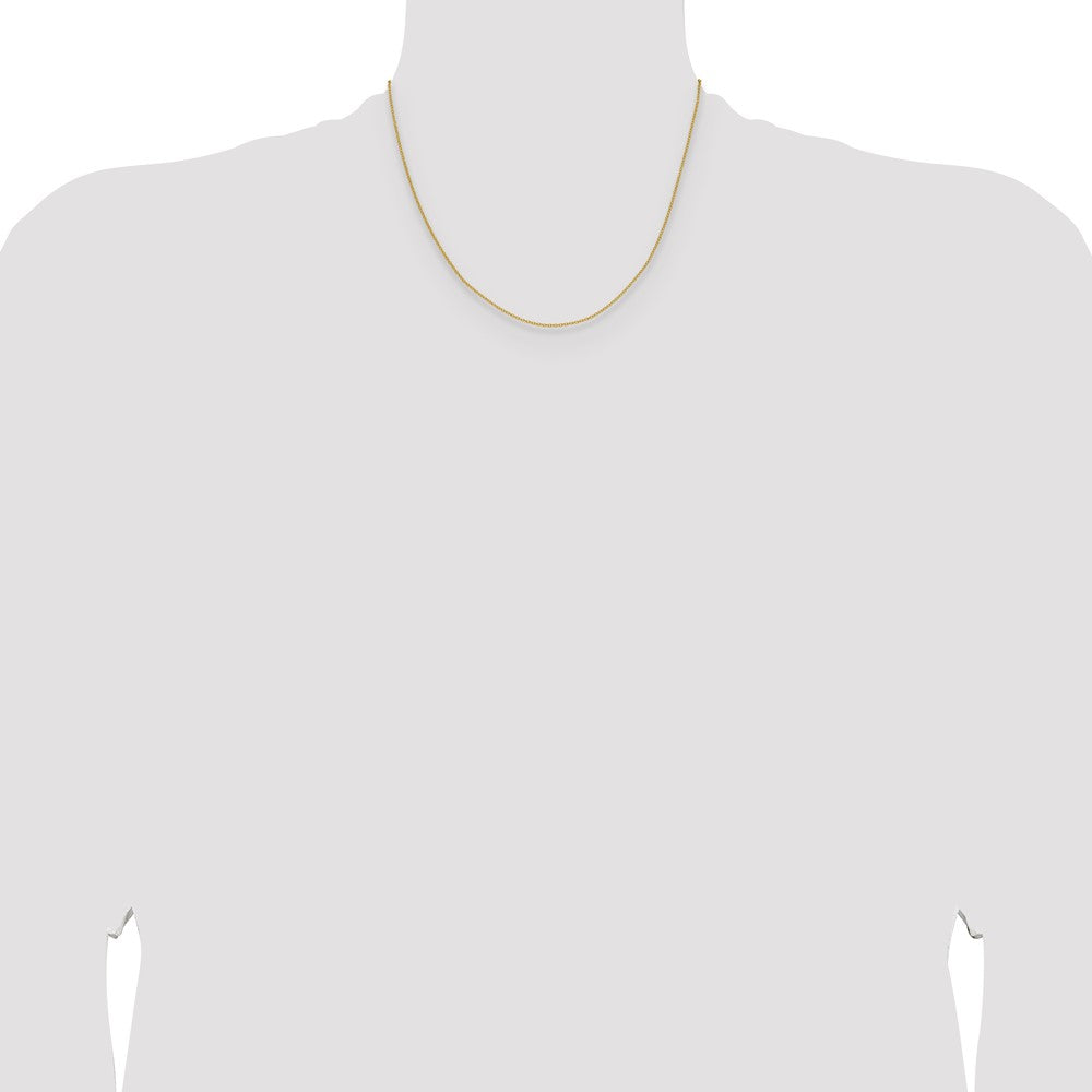10K Gelbgold 1.5mm Ankerkette Halskette