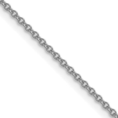 10K Weißgold Wg 1.5mm Ankerkette Halskette