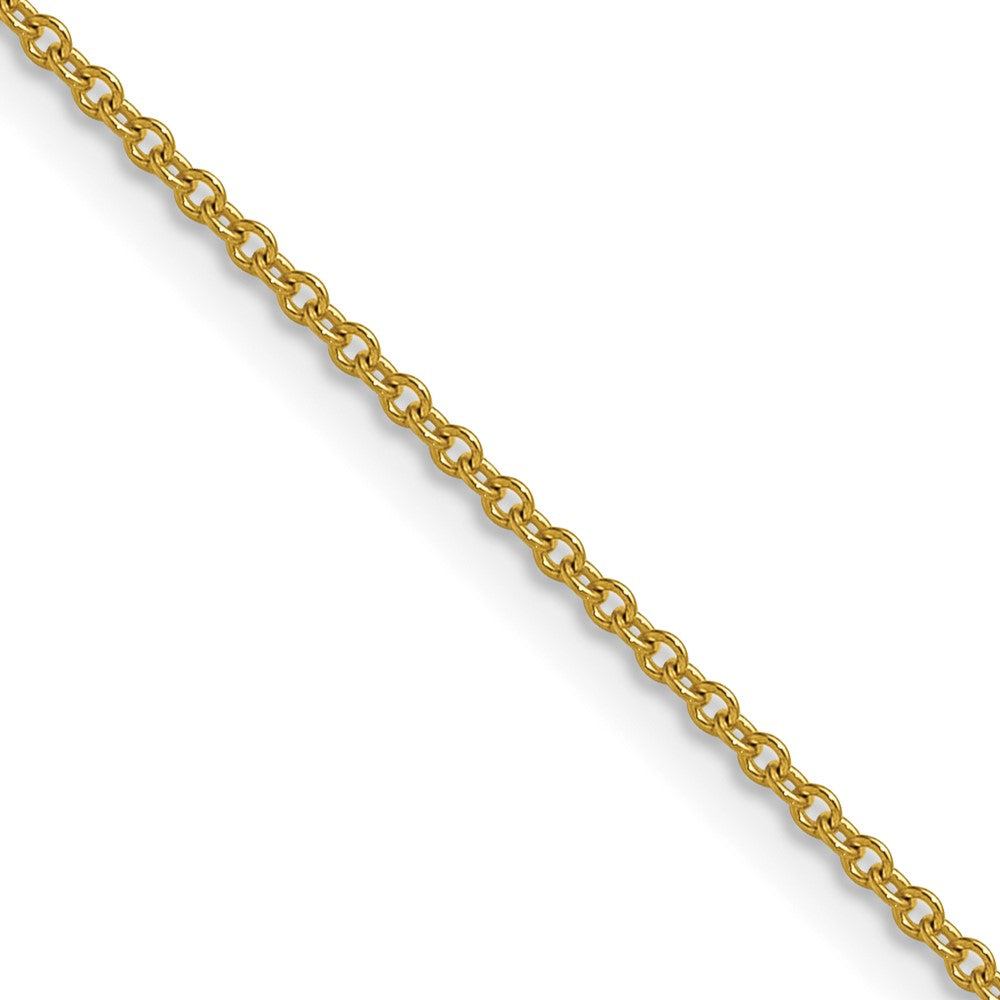 10K Gelbgold 1.5mm Ankerkette Halskette