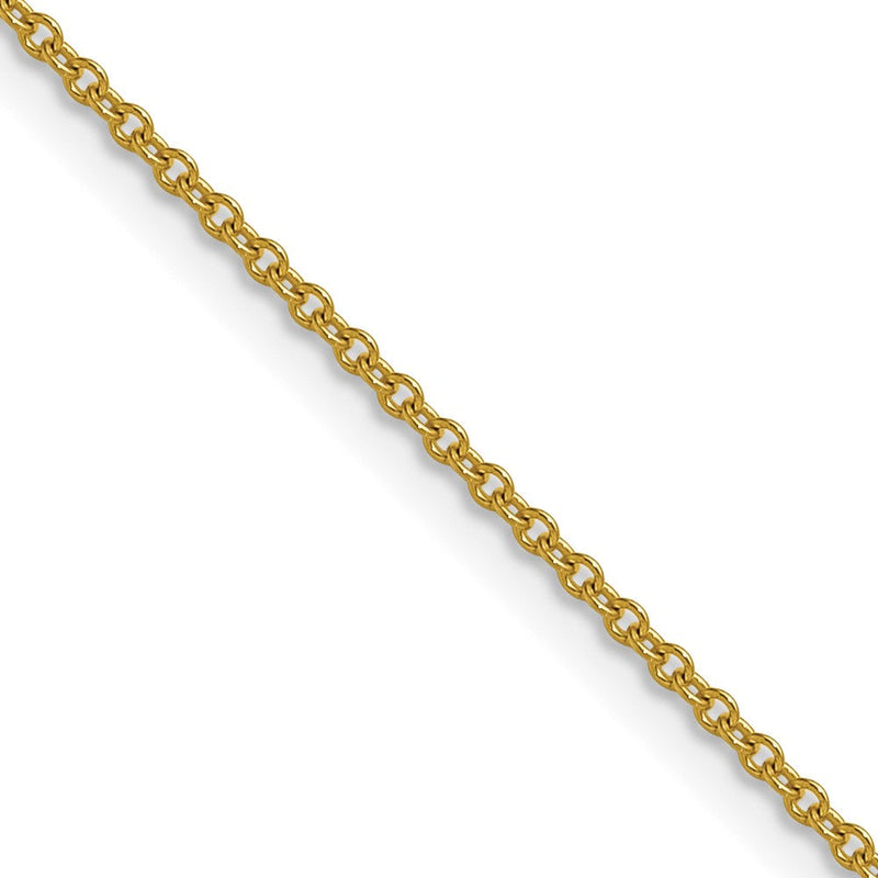 10K Gelbgold 1.5mm Ankerkette Halskette
