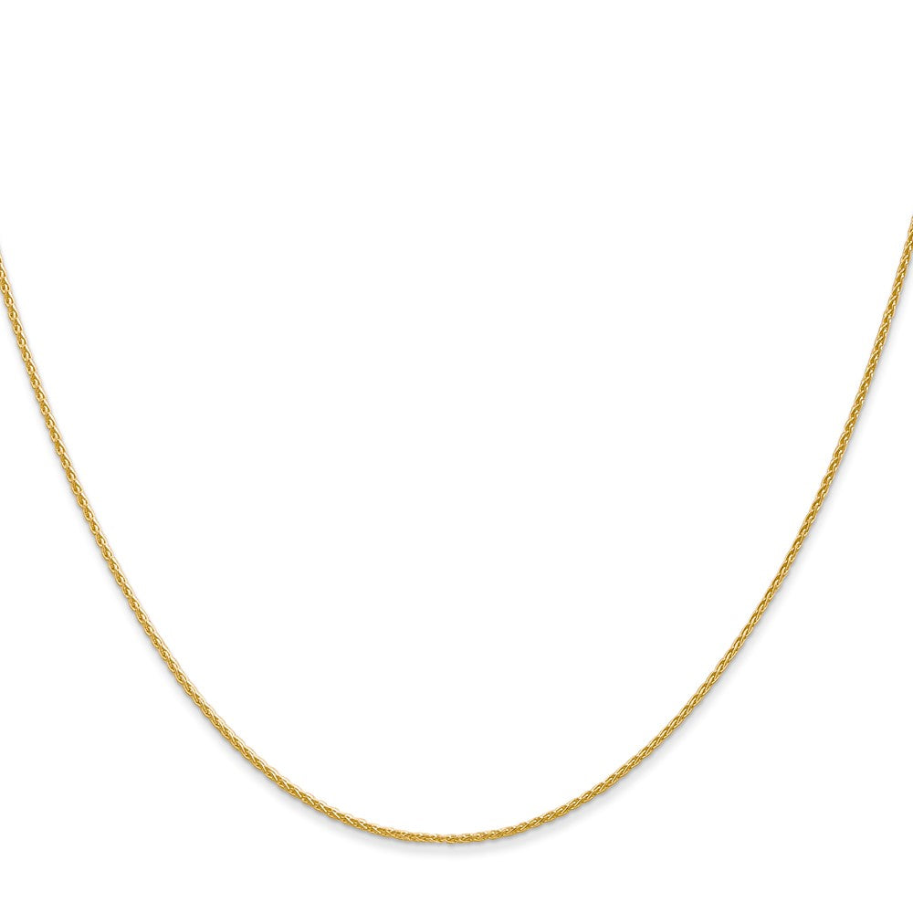 10K Gelbgold 1.0mm Parisian Weizen Halskette