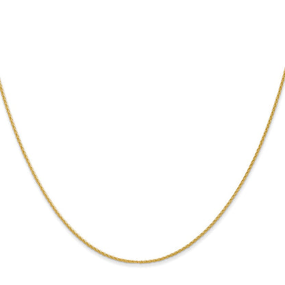 10K Gelbgold 1.0mm Parisian Weizen Halskette