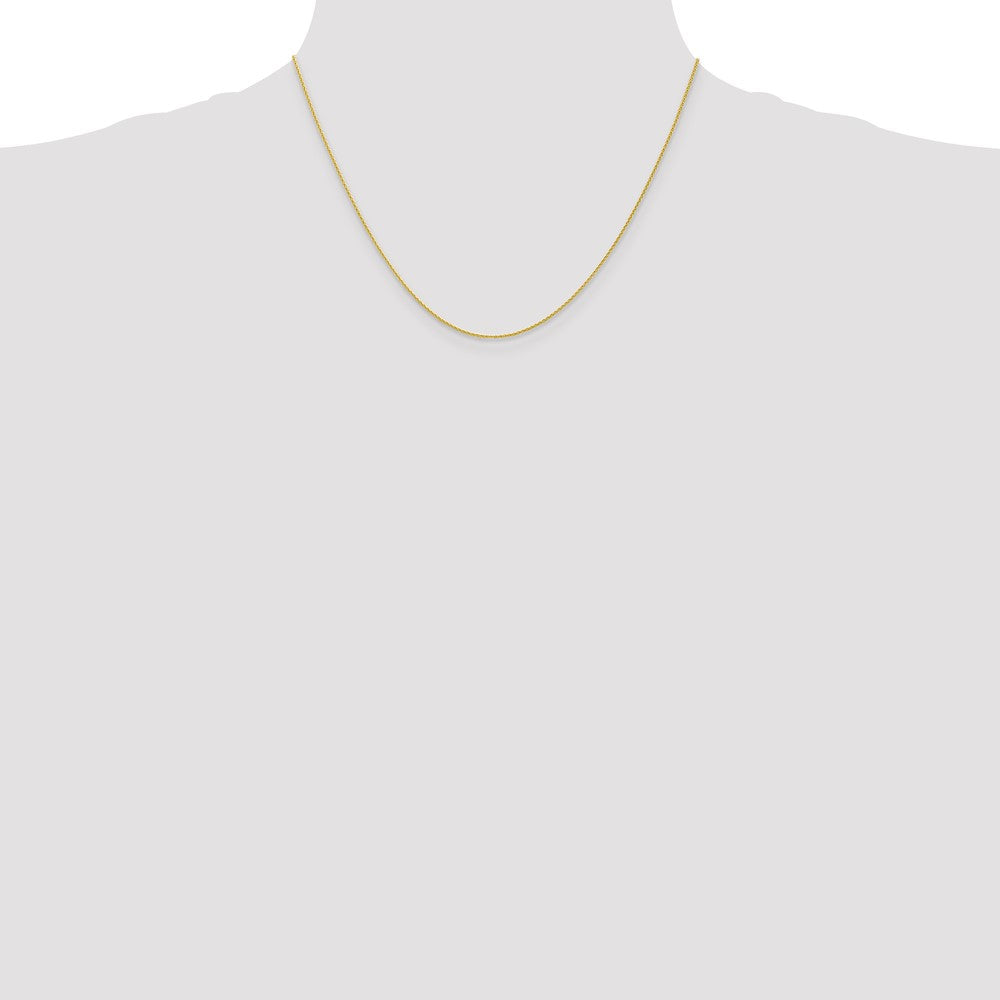 10K Gelbgold 1.0mm Parisian Weizen Halskette
